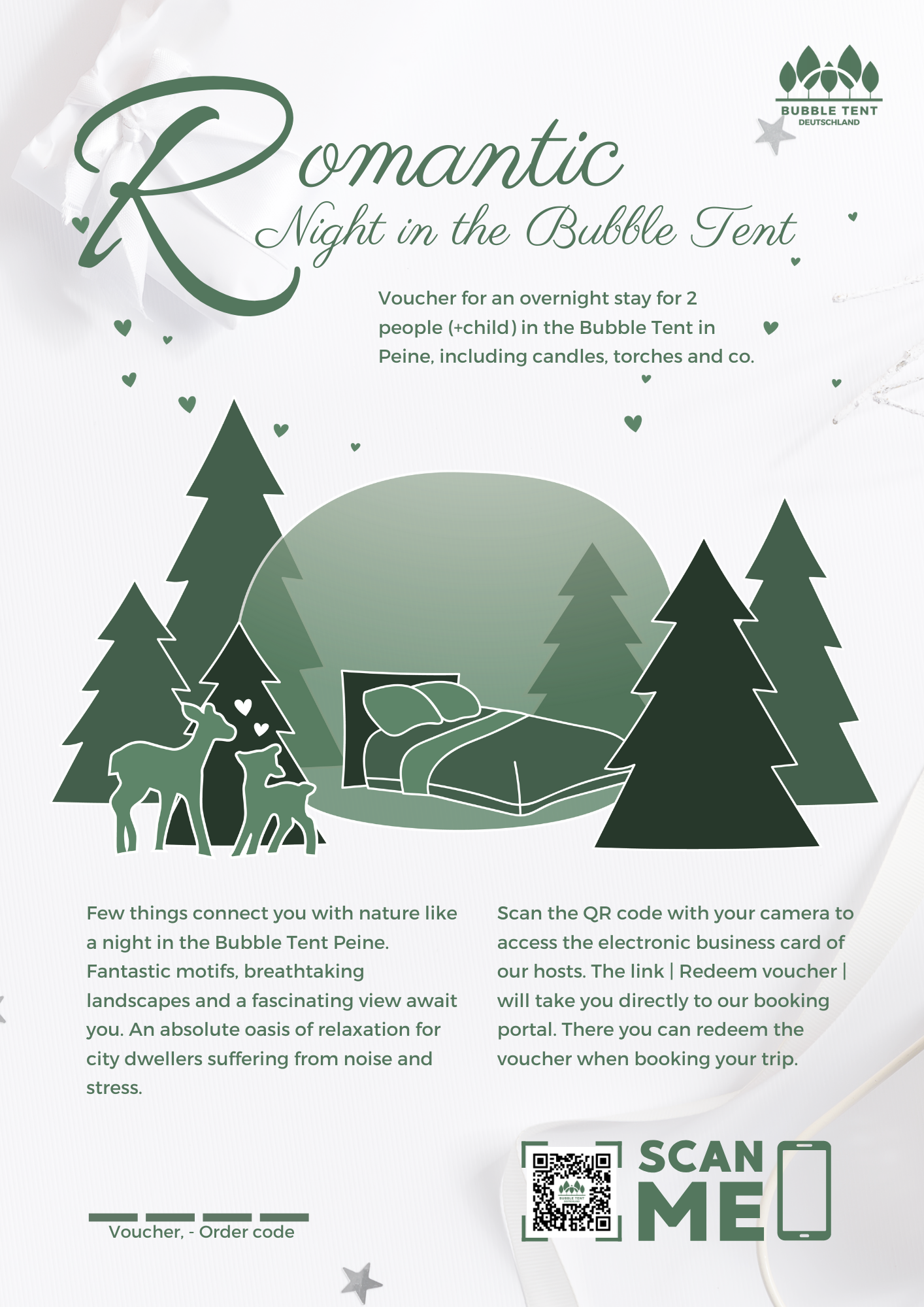 Peine | voucher romance| INCLUSIVE candles and torches