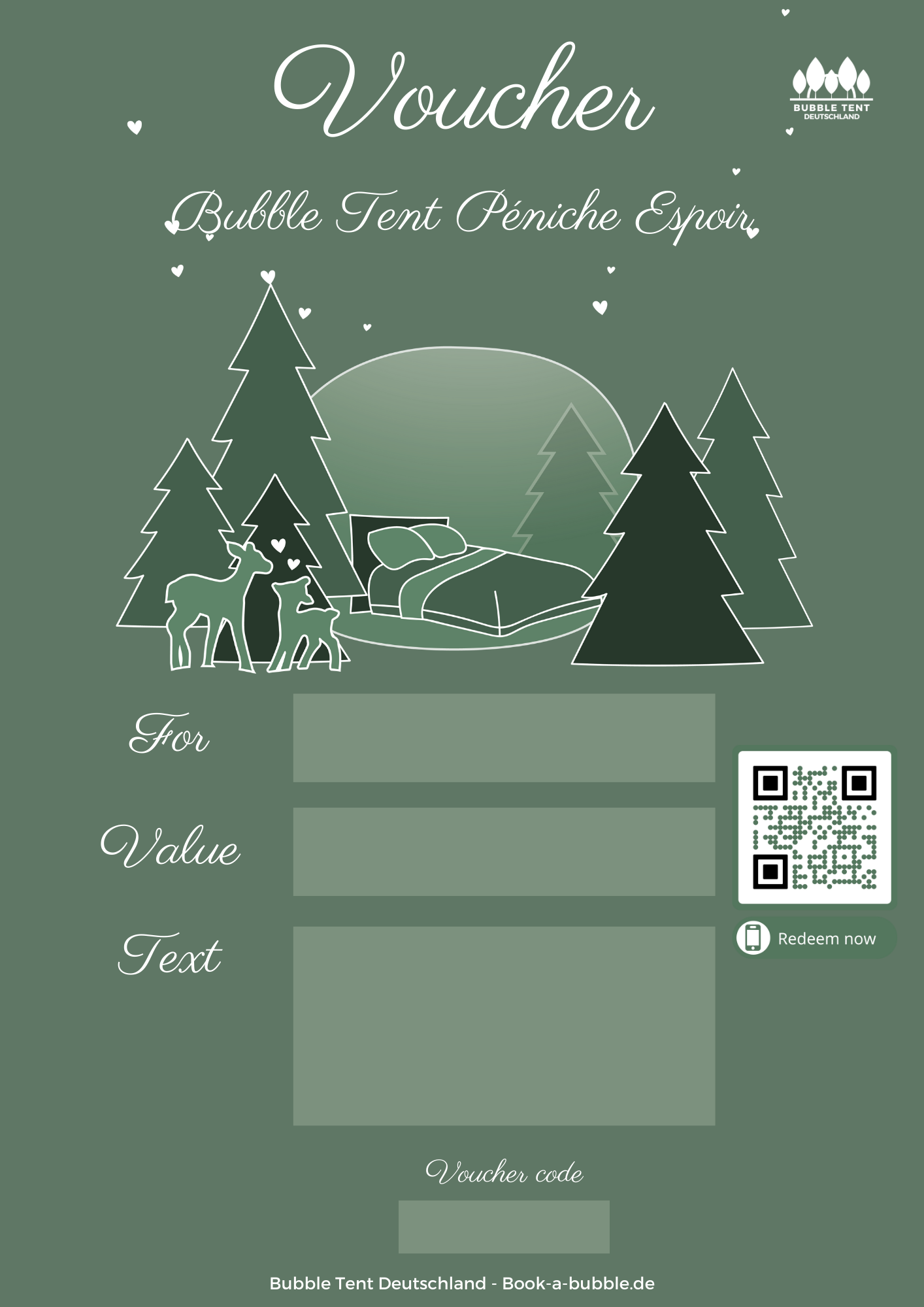 Péniche Espoir | Voucher