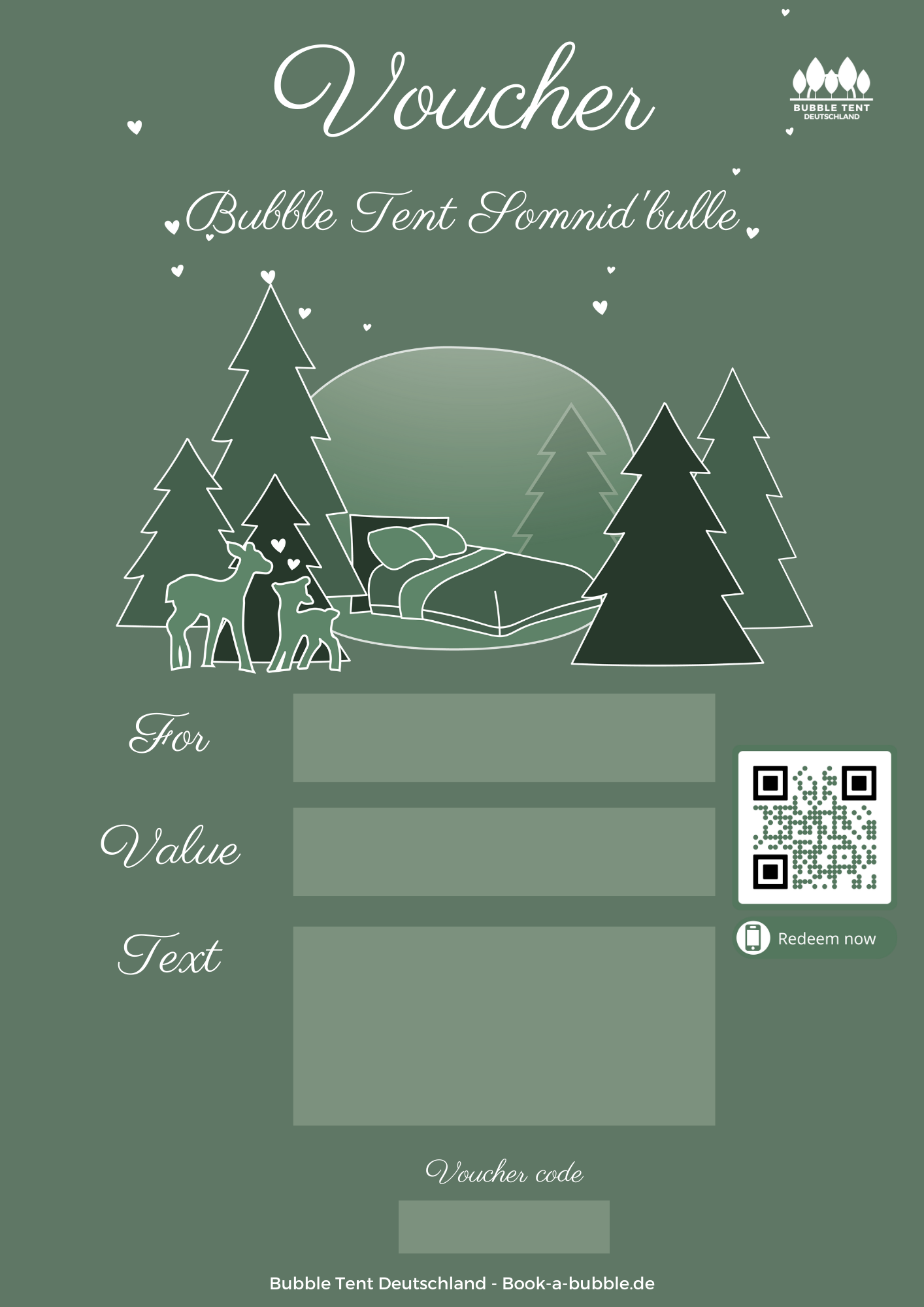 Bulle de nuit | Voucher