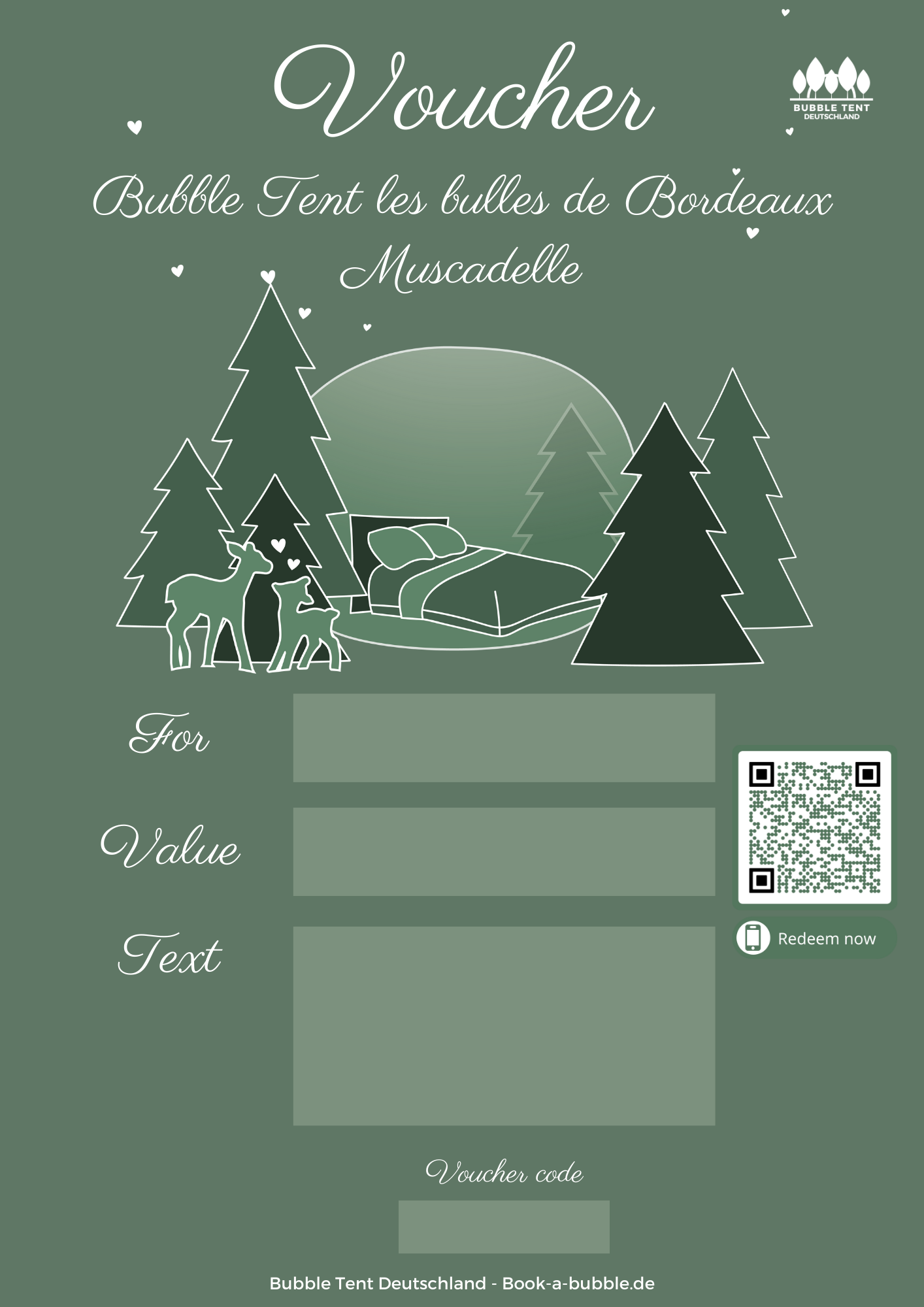 Les Bulles de Bordeaux Muscadelle | Voucher