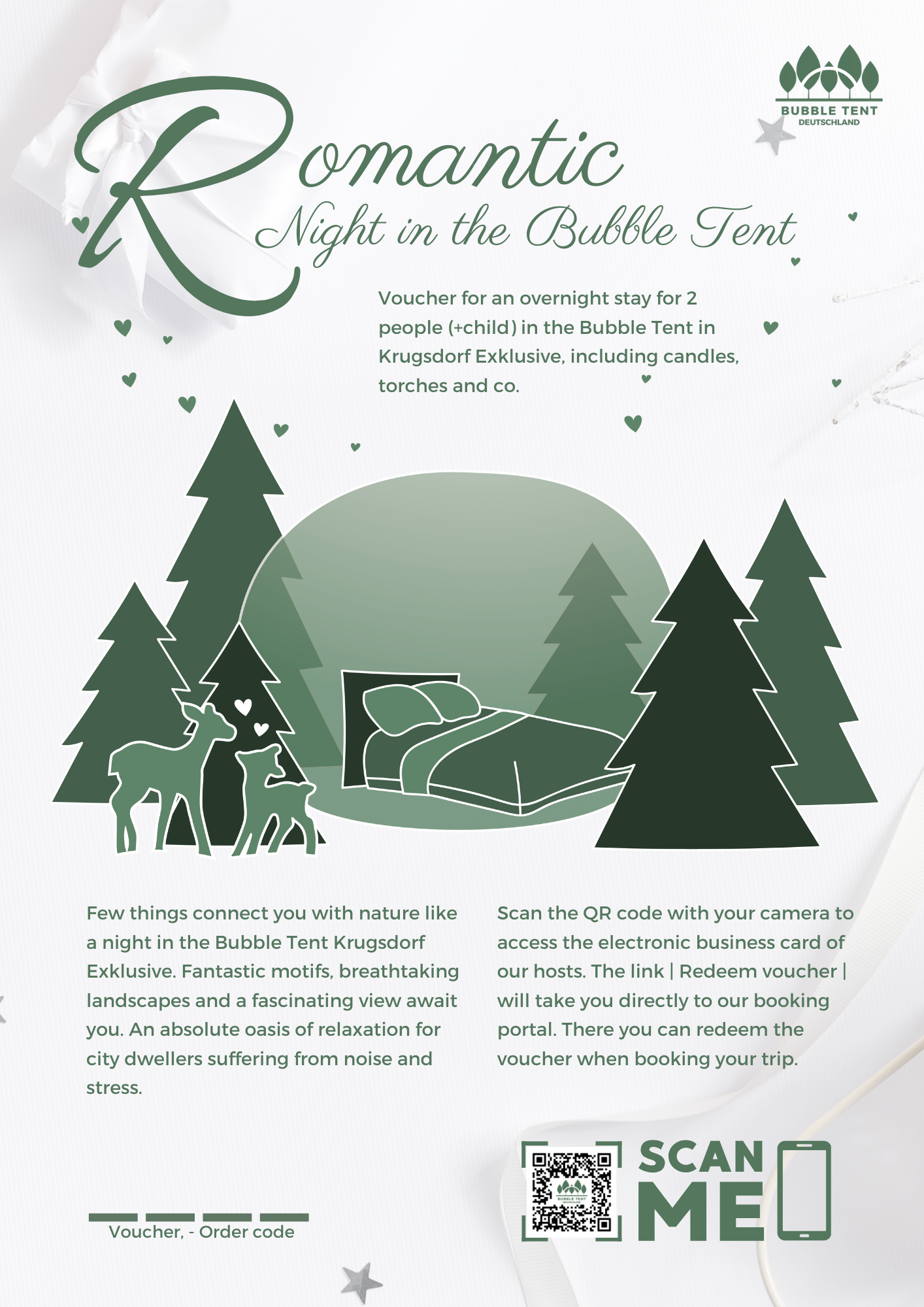 Krugsdorf Exclusive | Romantic voucher| INCLUDING candles and torchlight