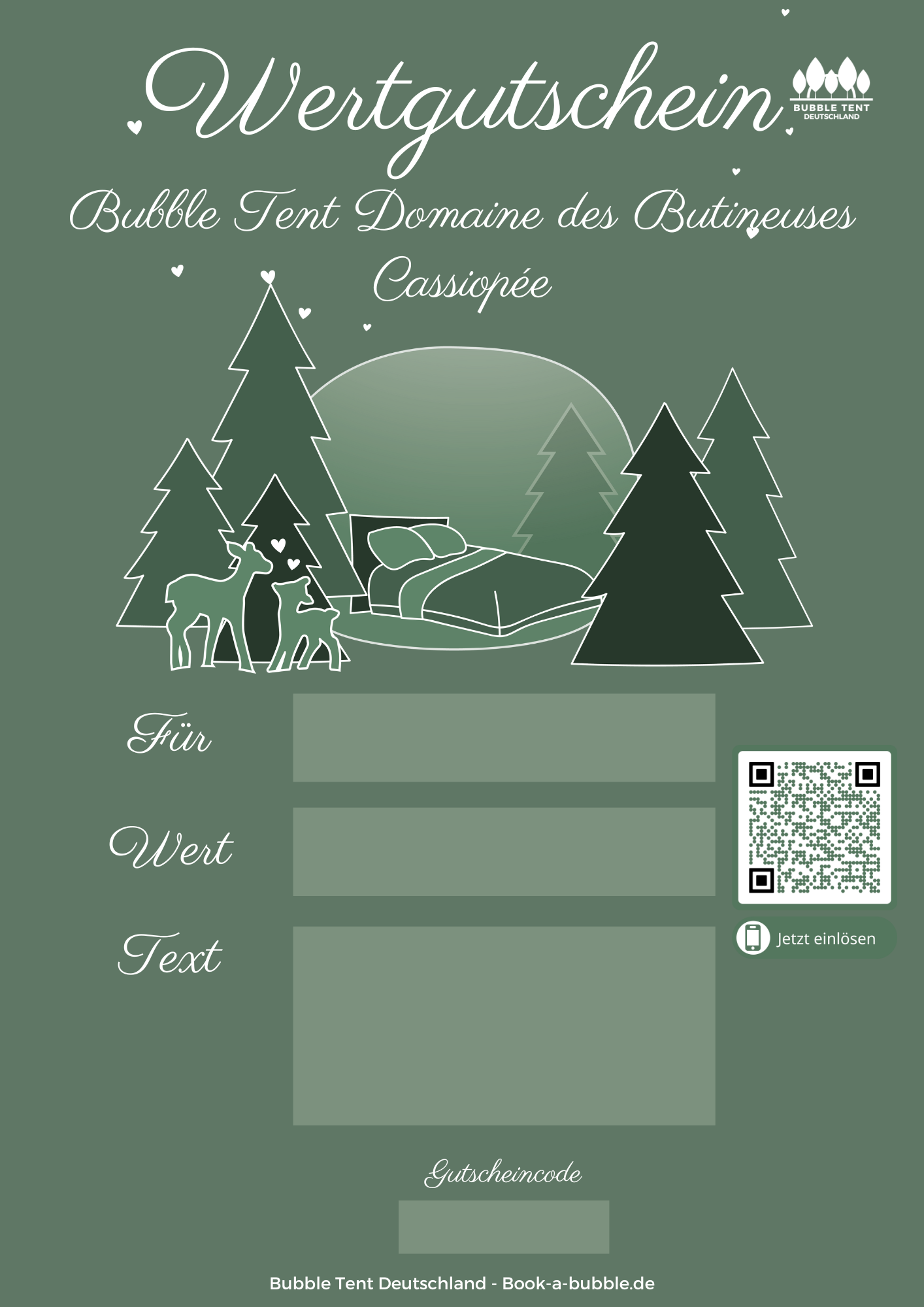 Domaine des Butineuses Cassiopée | Voucher