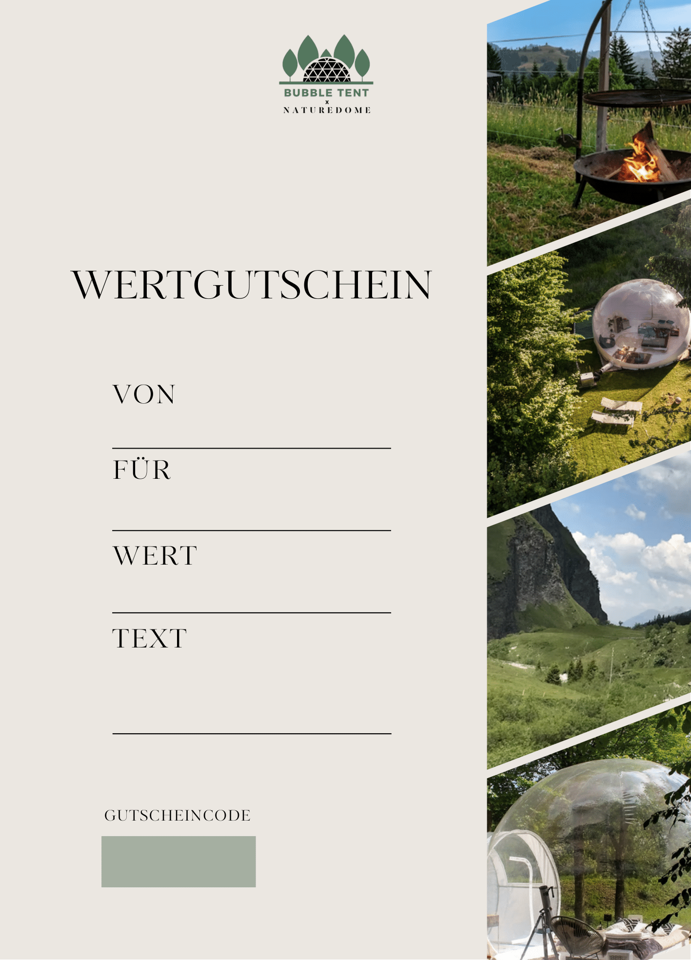 Wertgutschein Schweiz